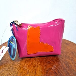 LOLO Pink Ski Boot Mini Avery Makeup Bag NWT